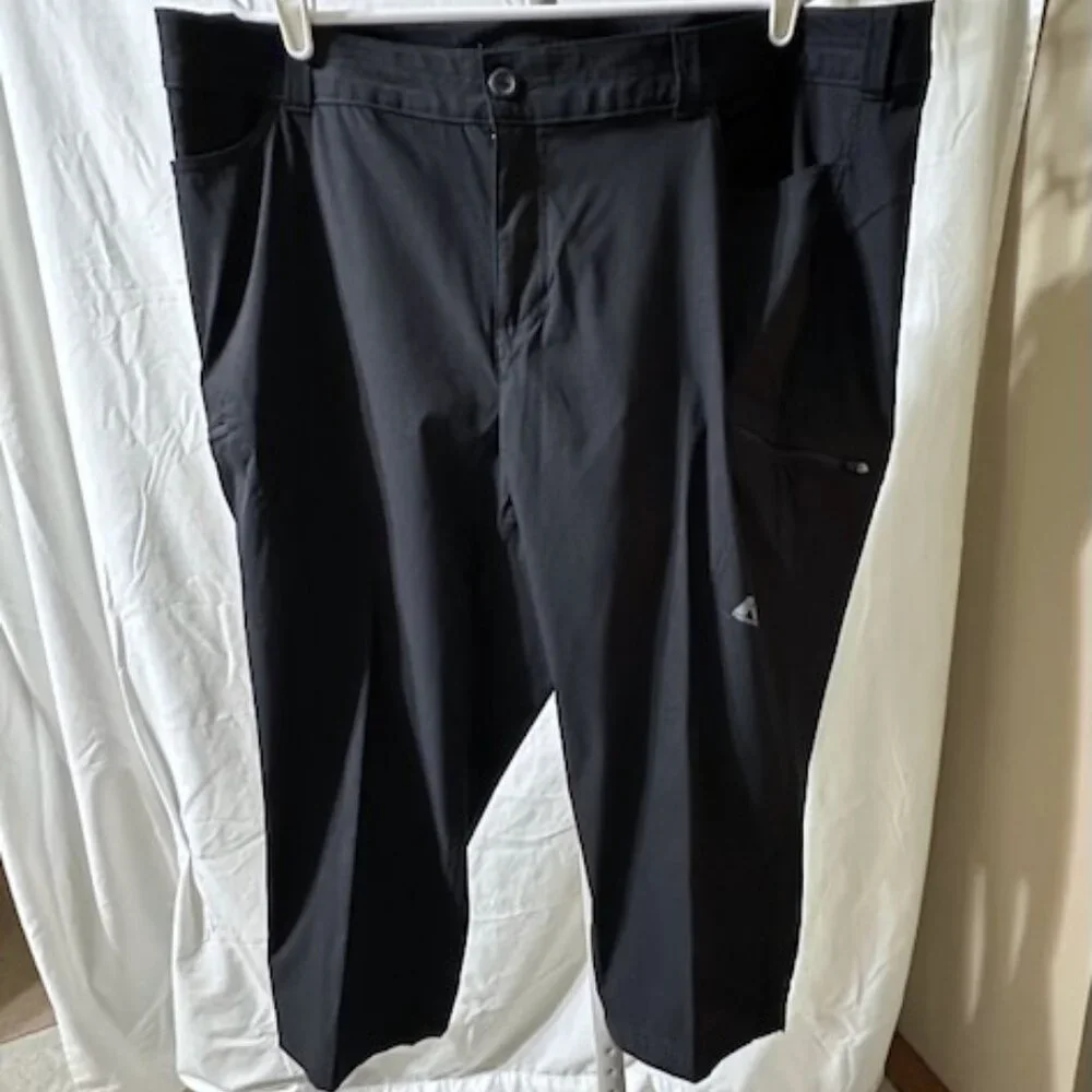 Eddie Bauer First Ascent Guide Pro Crop Capri Pants Black 22W - Picture 2 of 6